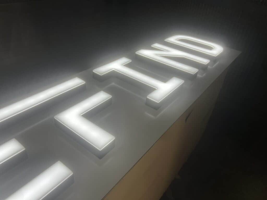 verlichte letters
