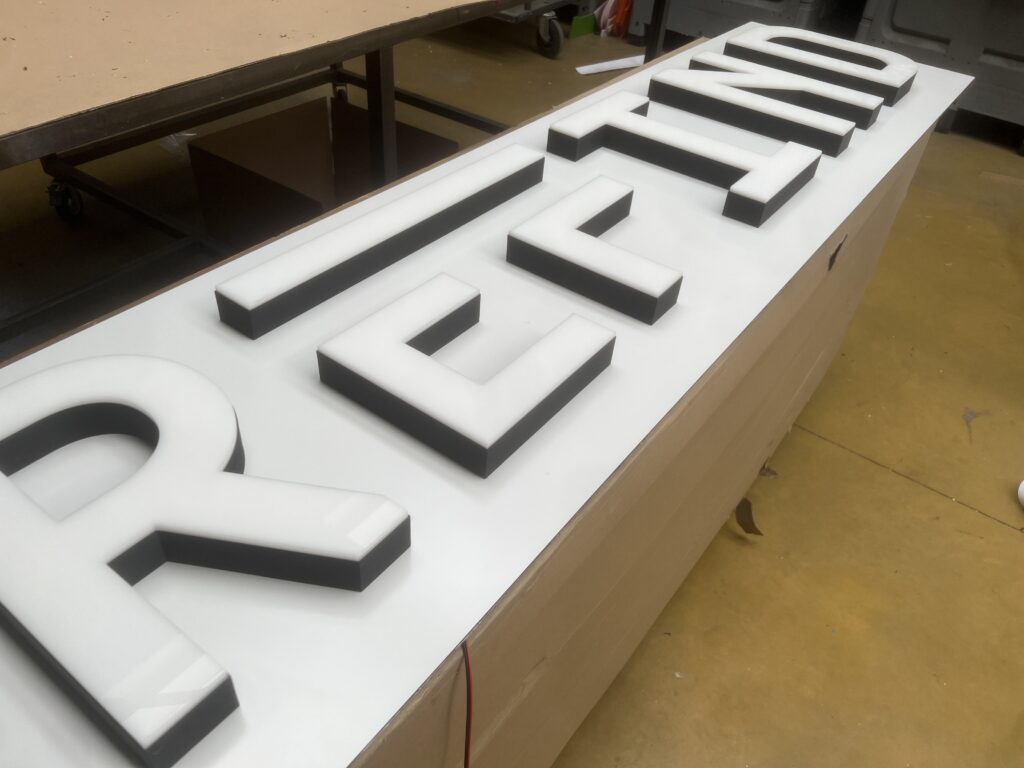 verlichte letters, led letters